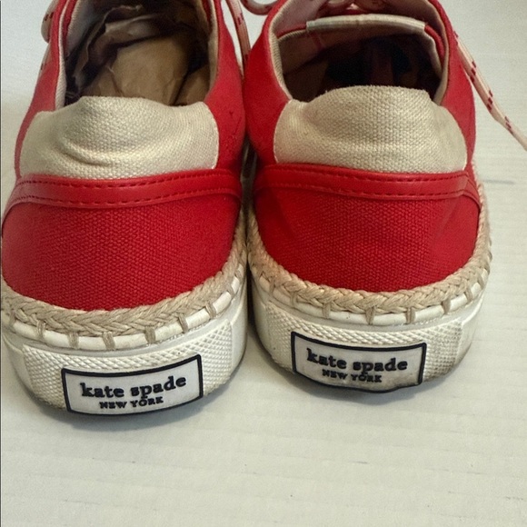 Kate Spade New York - Women's Boat Party Espadrille Sneakers - Coral Rose - 10 - Picture 9 of 9